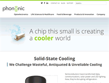 Tablet Screenshot of phononic.com